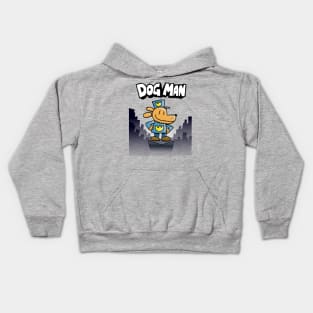 Dog Man Kids Hoodie